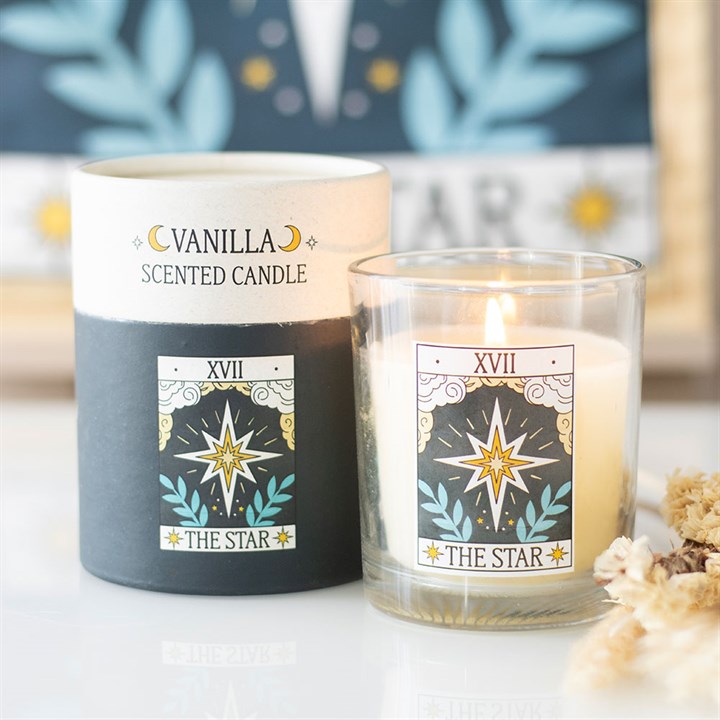 The Star Vintage Tarot Blueberry Candle - Candle