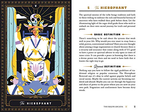 The Sugar Skull Tarot Deck and Guidebook Paperback / softback Book