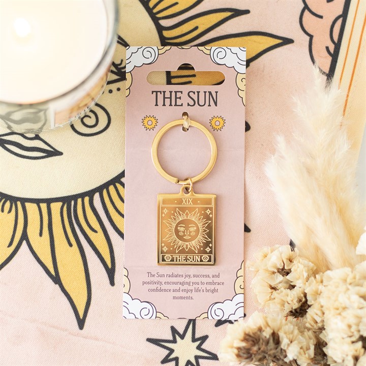 The Sun Vintage Tarot Keyring at Witch, Please!.