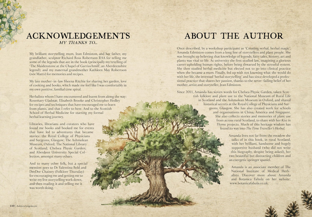 The Time Traveller's Herbal : Stories and Recipes from the Historical Apothecary Cabinet - Sold by Witch, Please!