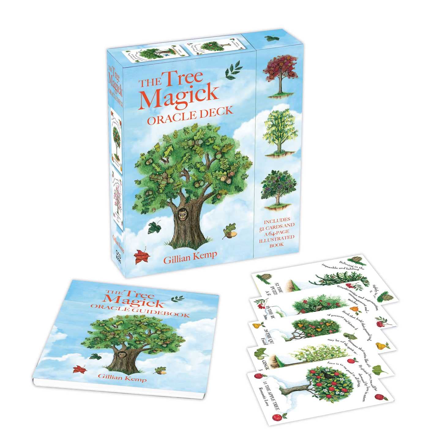 The Tree Magick Oracle Deck: Includes 52 Cards and a 64-Page Illustrated Book Mixed media product