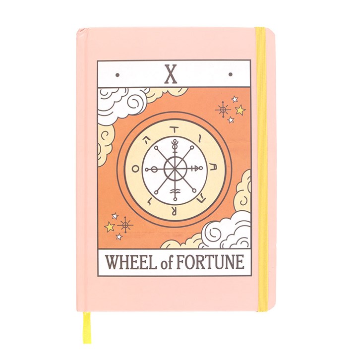 The Wheel of Fortune Vintage Tarot A5 Notebook at Witch, Please!.