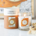 The Wheel of Fortune Vintage Tarot Orange Candle - Candle