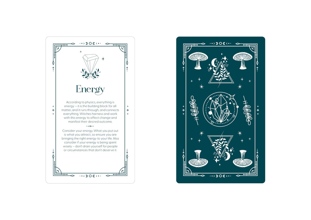 The Witch-Ionary Oracle Deck : A 52-Card Guide to Magickal Meanings & Messages