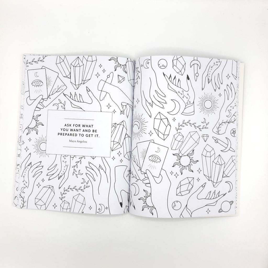 The Witchcraft Colouring Book : A Magickal Journey of Colour and Creativity