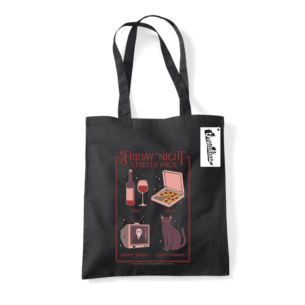 Thiago Correa (Friday Night) Black Tote Bag Bags
