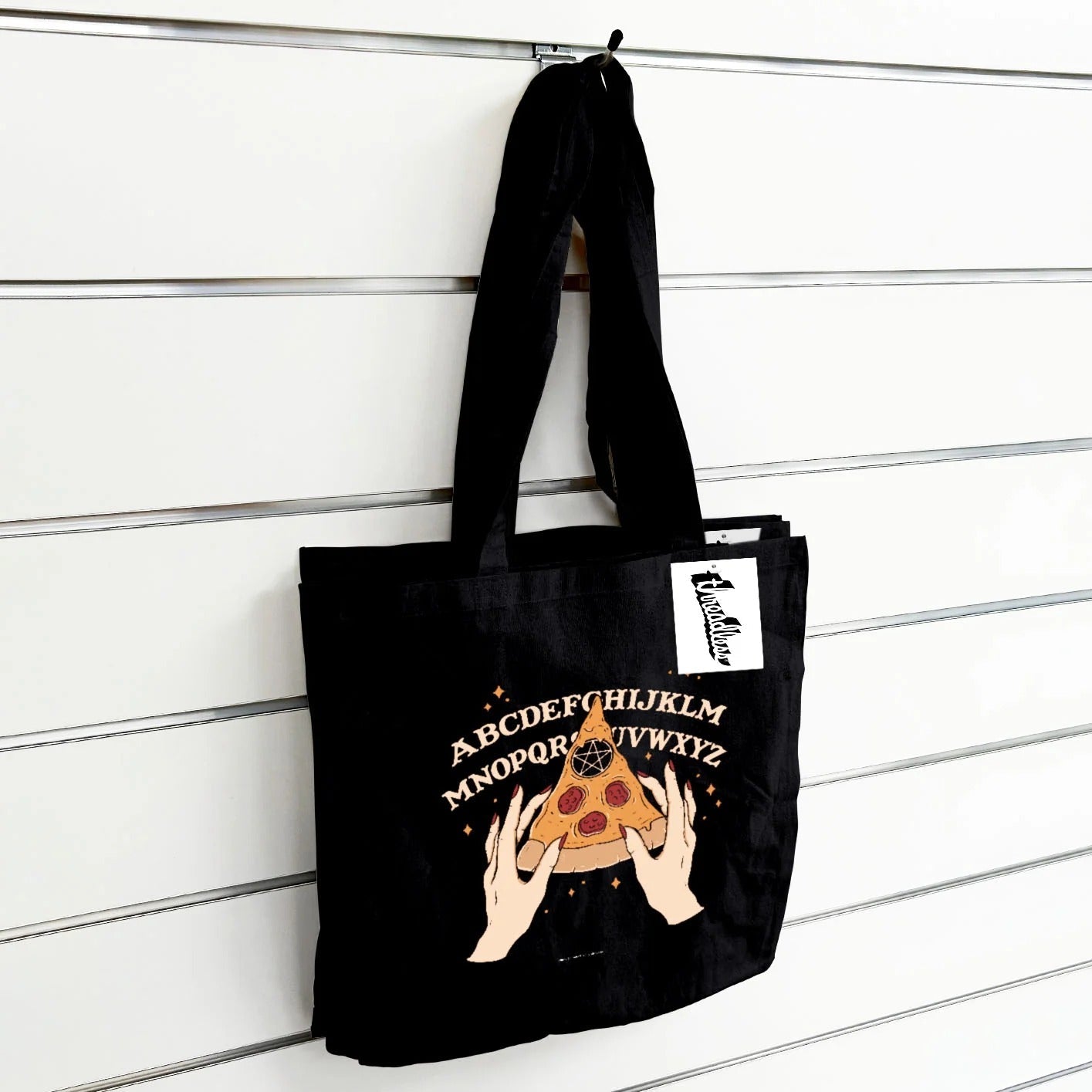 Thiago Correa (Ouija Pizza) Black Tote Bag Bags