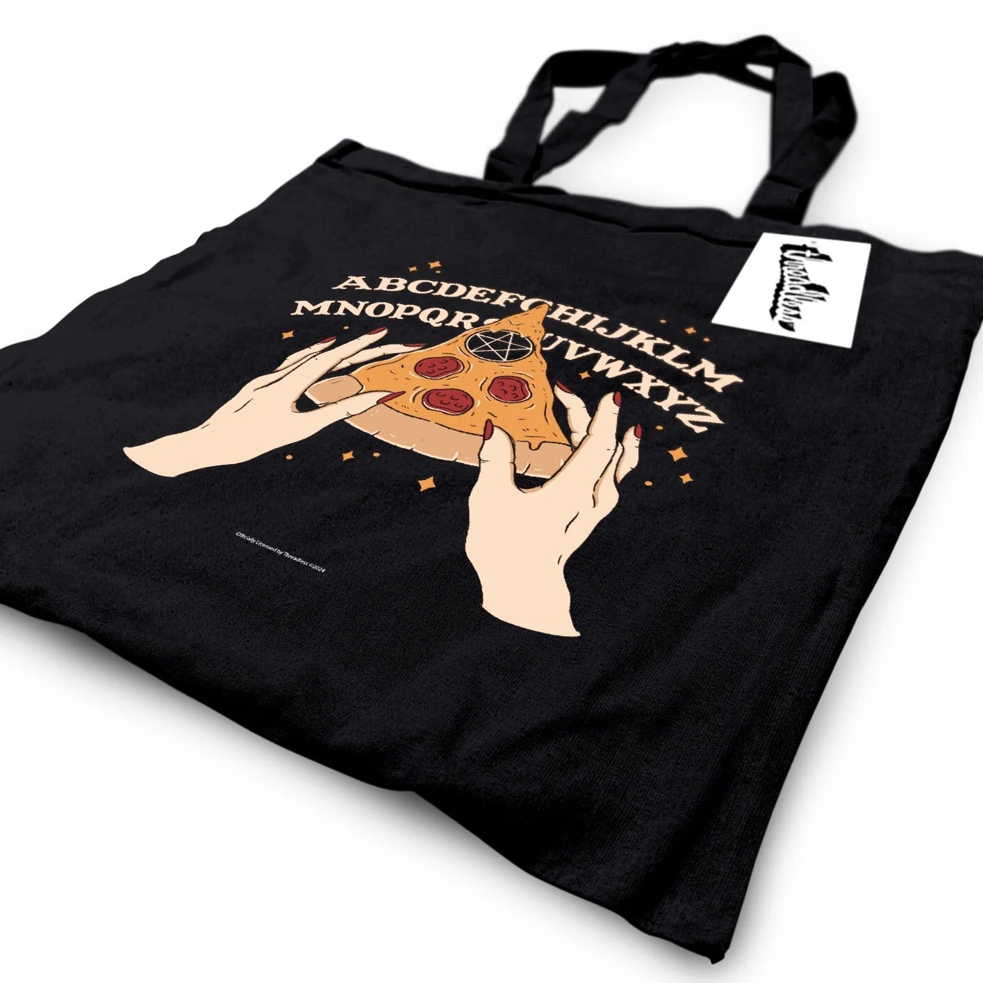 Thiago Correa (Ouija Pizza) Black Tote Bag Bags