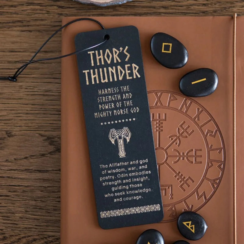 Thor’s Thunder Wooden Bookmark