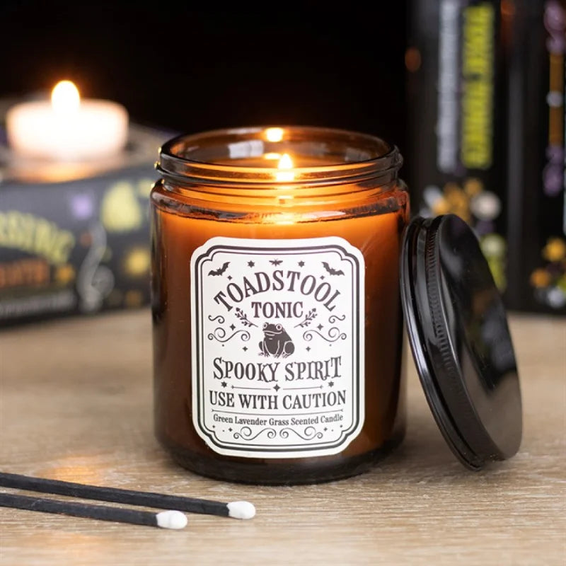 Toadstool Tonic Lavender Grass Candle