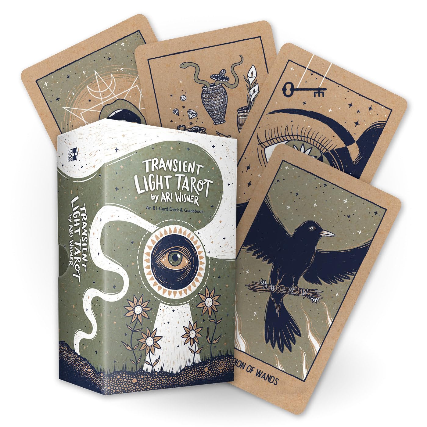 Transient Light Tarot: An 81-Card Deck and Guidebook Cards