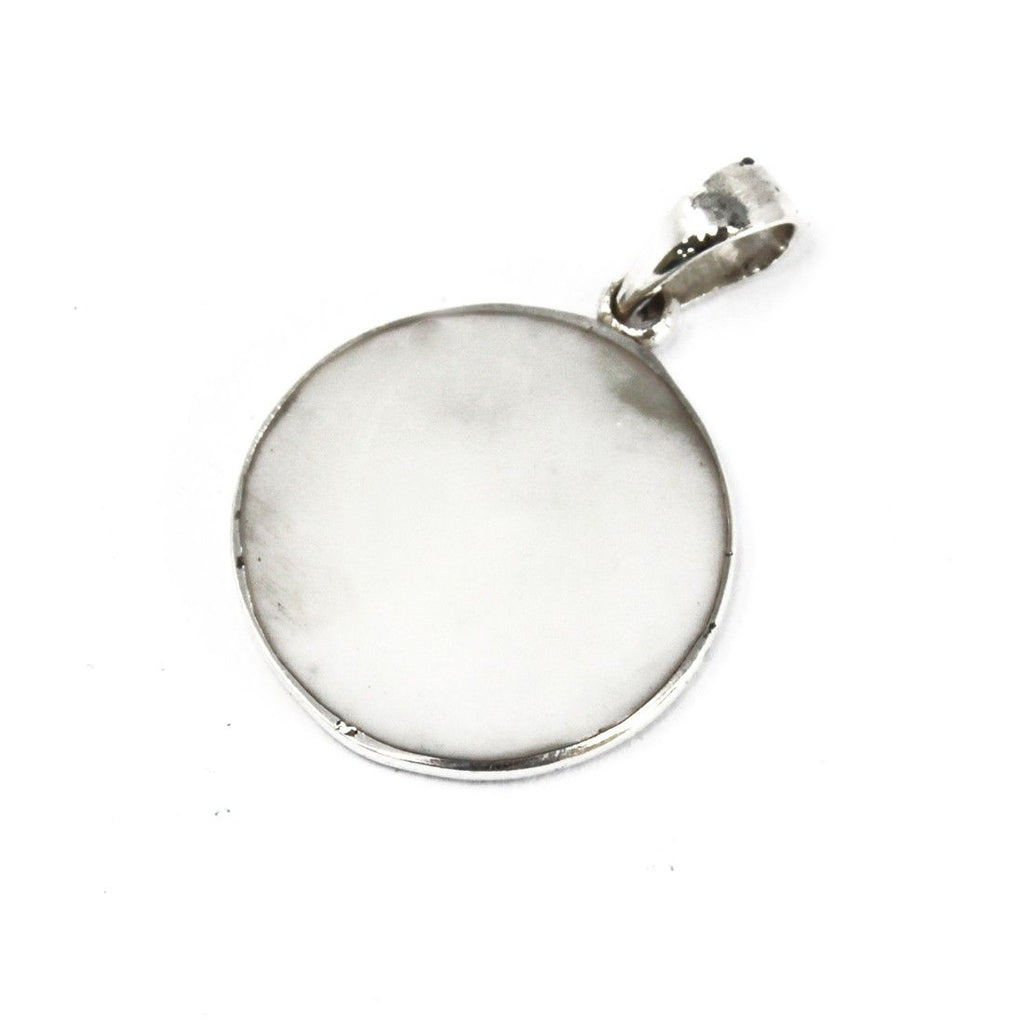 Tree of Life Silver Pendant 22mm - Mother Pearl Jewellery