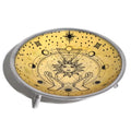 Triple Leg Enamelled Offering Plate - Hands & Sun Ritual Bowls and Cauldrons