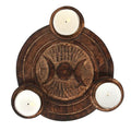 Triple Moon Tealight Candle Holder at Witch, Please!.