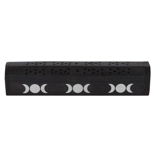 Triple Moon Wooden Sage Incense Box Set From Witch, Please!