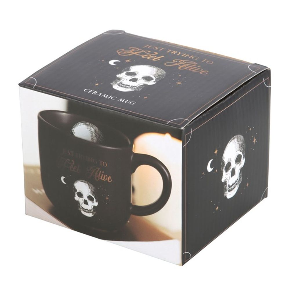 Trying To Feel Alive Mug From Witch, Please!