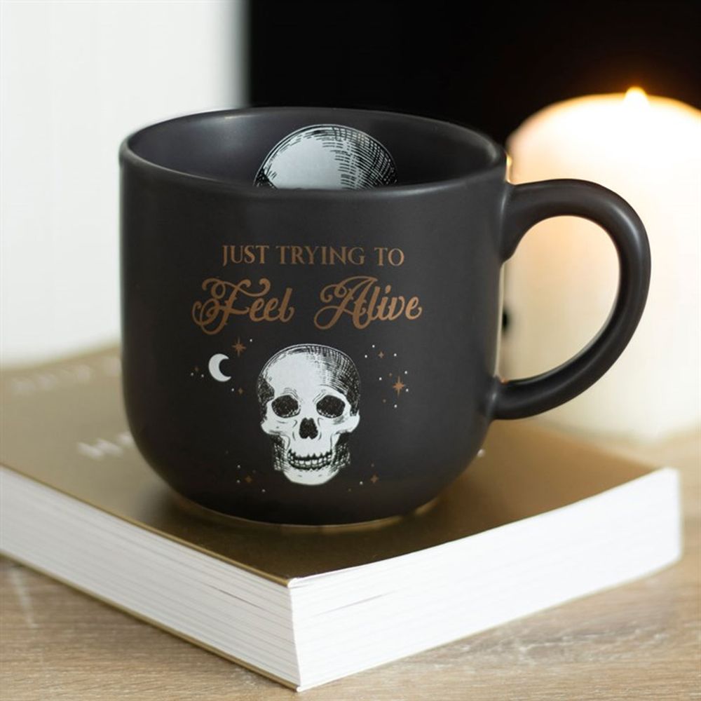 Trying To Feel Alive Mug From Witch, Please!
