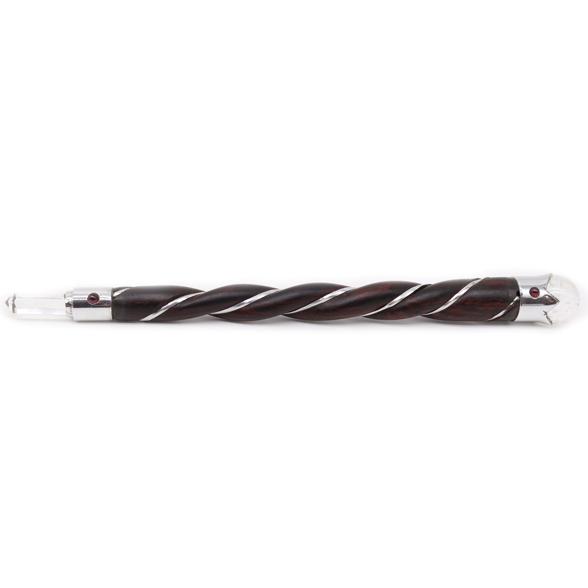 Twisted Wood and Rock Quartz Wand From Witch, Please!