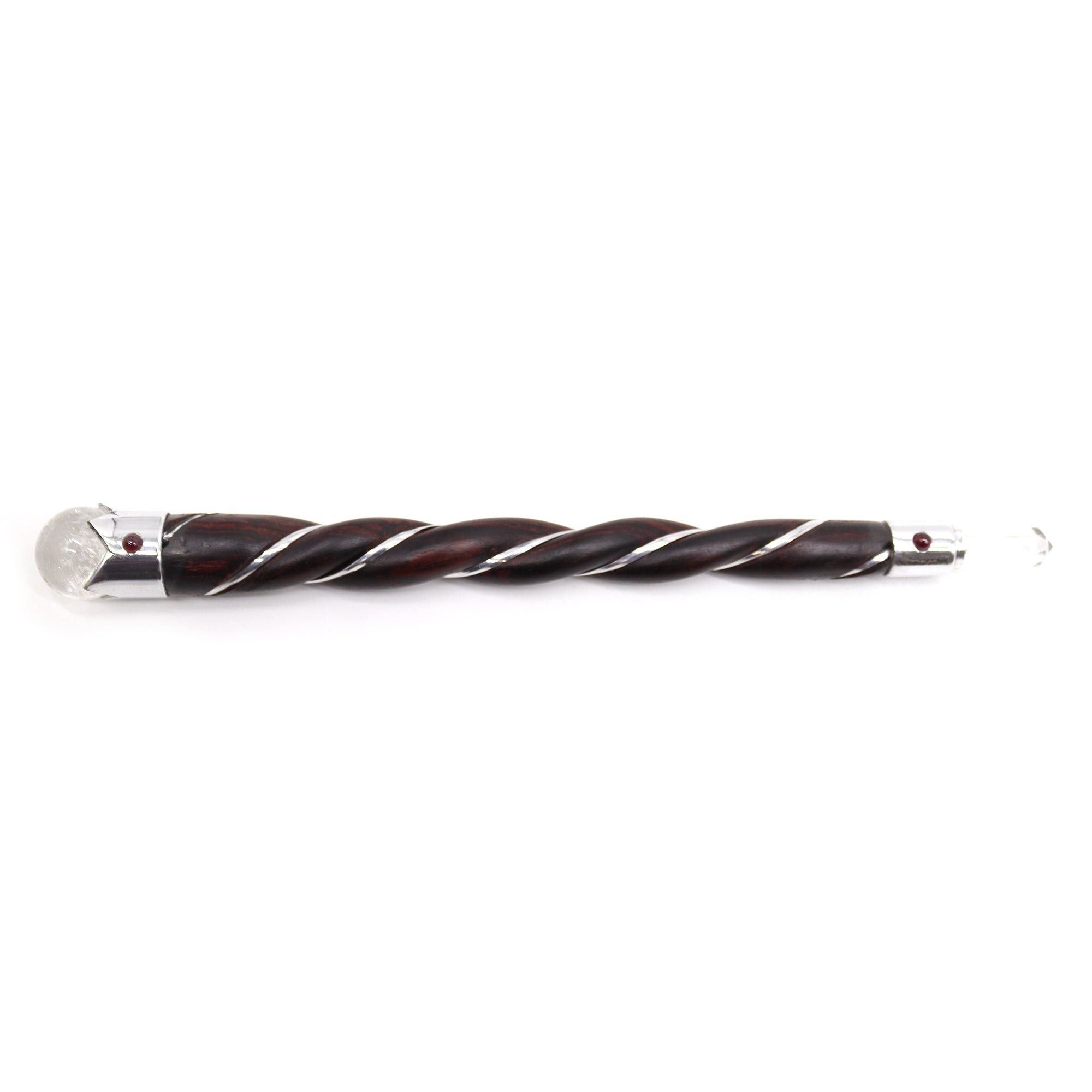 Twisted Wood and Rock Quartz Wand From Witch, Please!