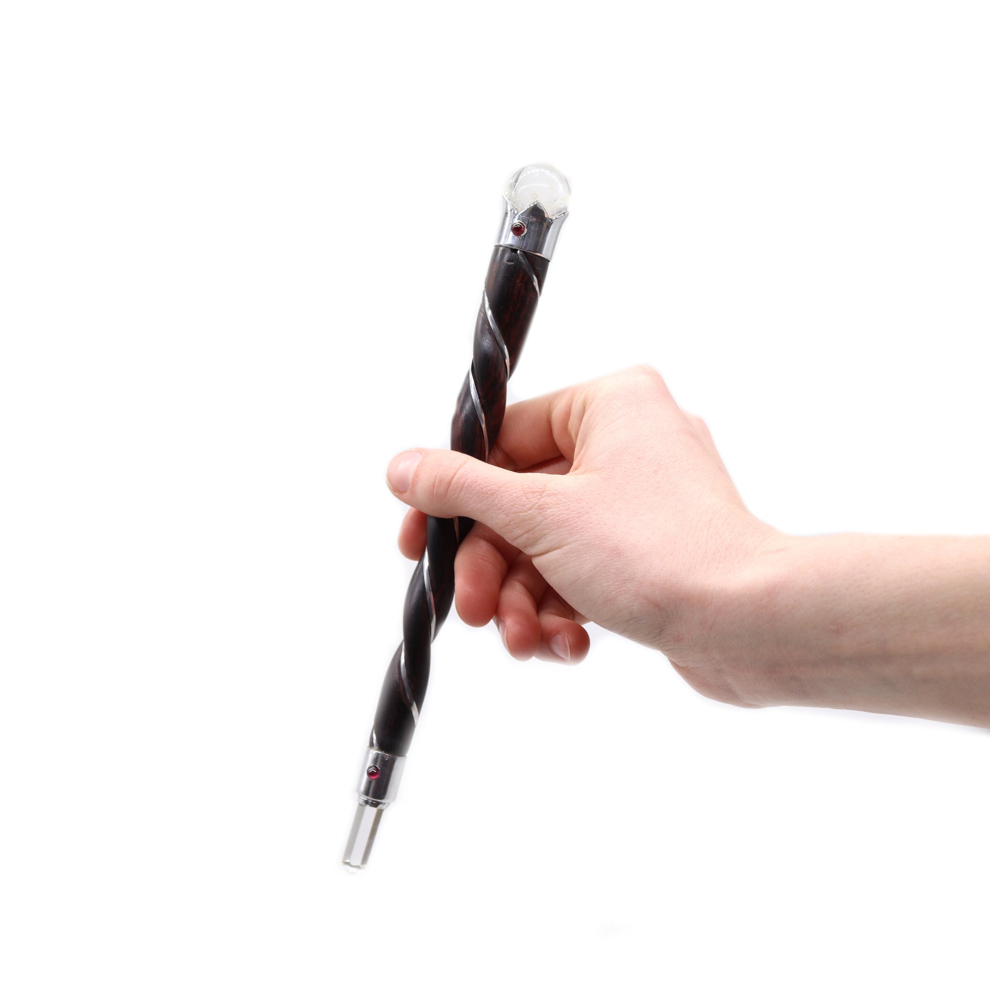 Twisted Wood and Rock Quartz Wand From Witch, Please!