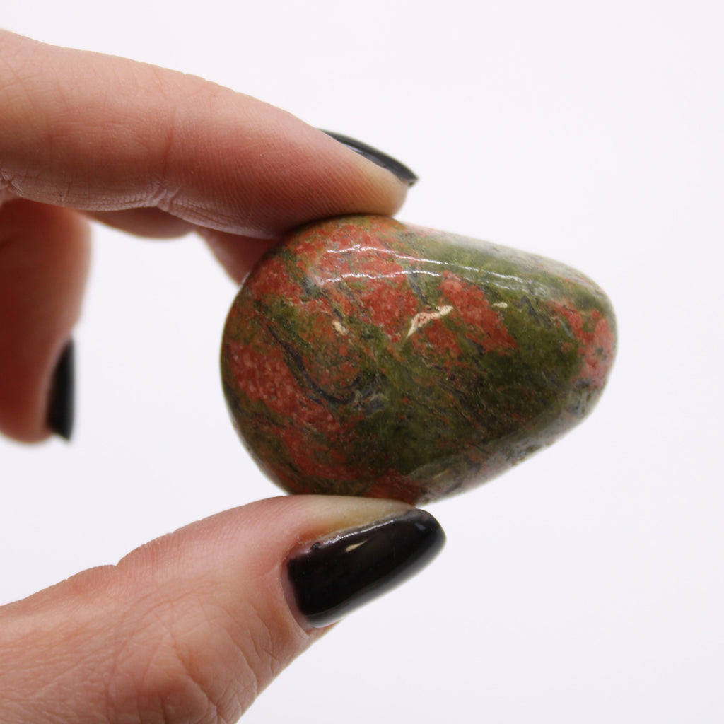 Large African Tumble Stones - Unakite From Witch, Please!