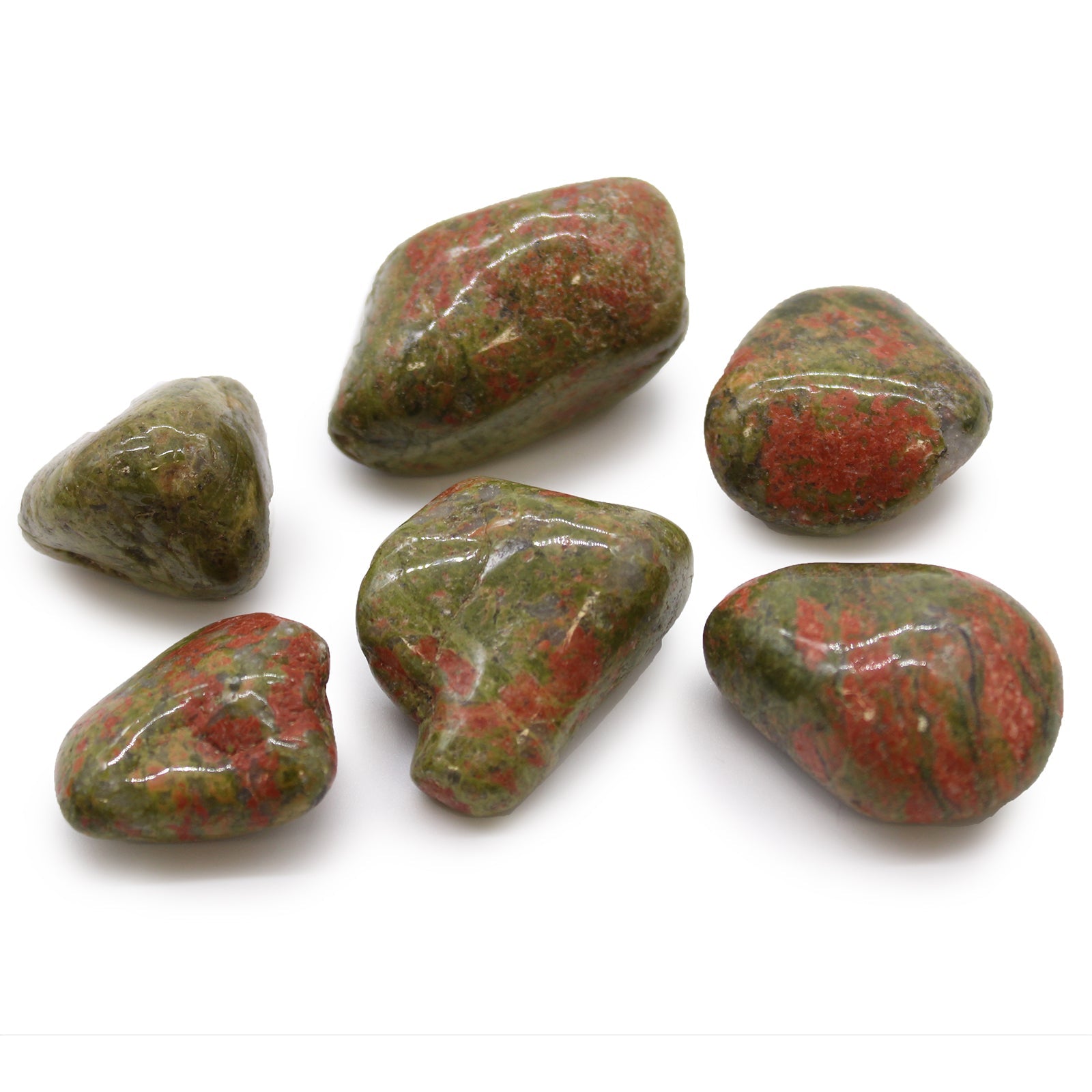 Large African Tumble Stones - Unakite From Witch, Please!