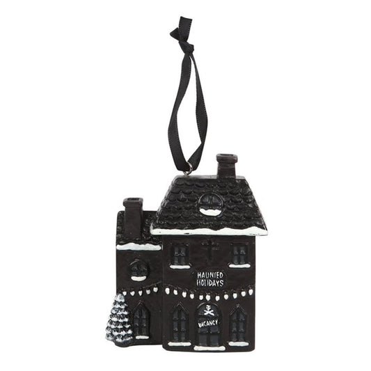 Haunted Holiday House Resin Christmas Decoration From Witch, Please!