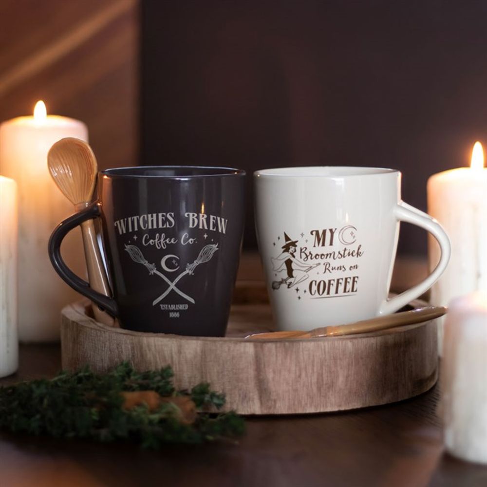 Witches Brew Coffee Co. Mug and Spoon Set From Witch, Please!