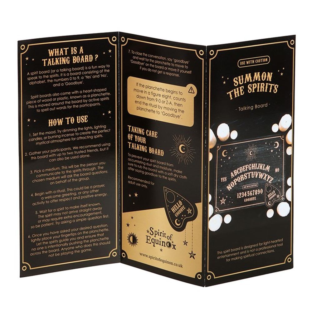 Black Talking Board with Planchette From Witch, Please!