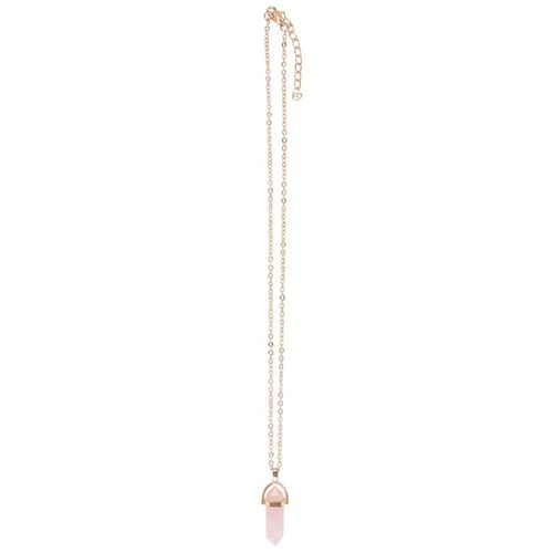 Rose Quartz Crystal Necklace Card From Witch, Please!