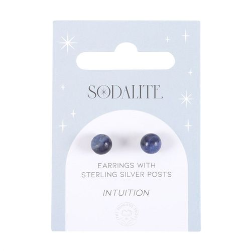 Sodalite Semi Precious Crystal Earrings From Witch, Please!