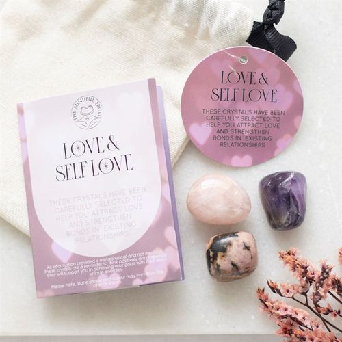 Love & Self Love Healing Crystal Set From Witch, Please!