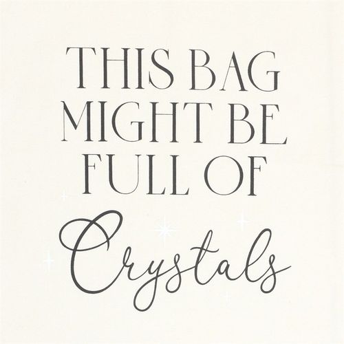 Full of Crystals Polycotton Tote Bag From Witch, Please!