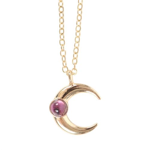 The Moon Celestial Amethyst Necklace Card From Witch, Please!