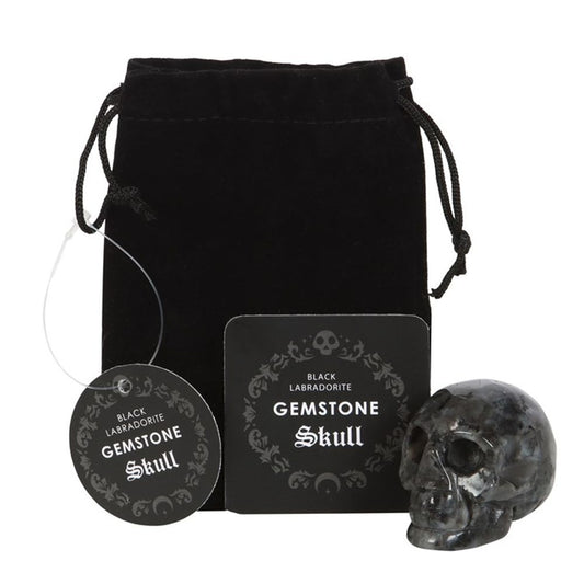 Black Labradorite  Crystal Skull From Witch, Please!