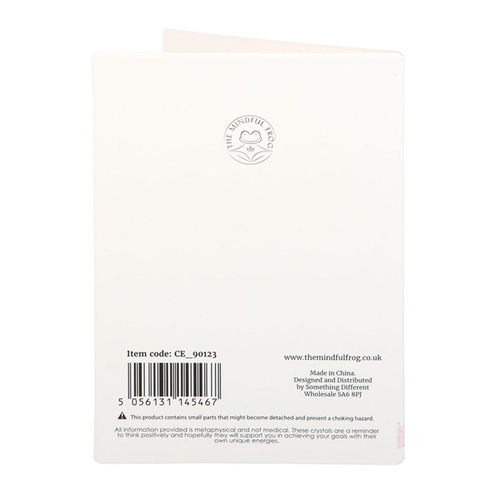 I Love You Rose Quartz Crystal Heart Greeting Card From Witch, Please!