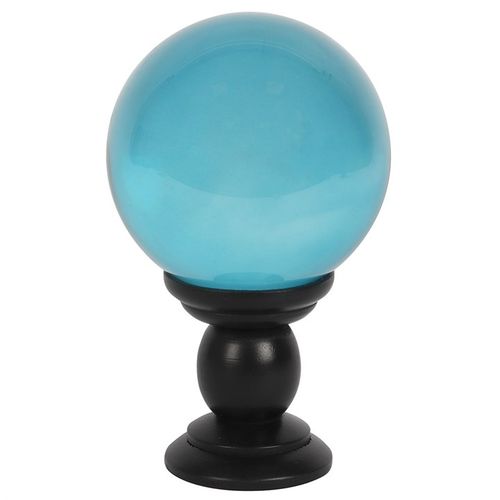 Large Teal Crystal Ball on Stand From Witch, Please!