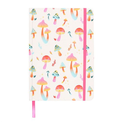 Funky Fungi Mushroom Print A5 Notebook at Witch, Please!.