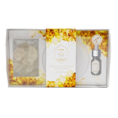 Yellow Citrine Crystal Oil Diffuser Tray From Witch, Please!