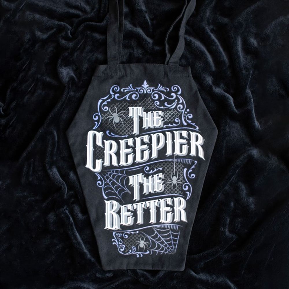 The Creepier the Better Coffin Shaped Tote Bag From Witch, Please!
