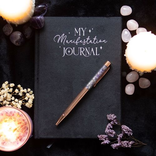 Manifestation Journal with Amethyst Pen at Witch, Please!.