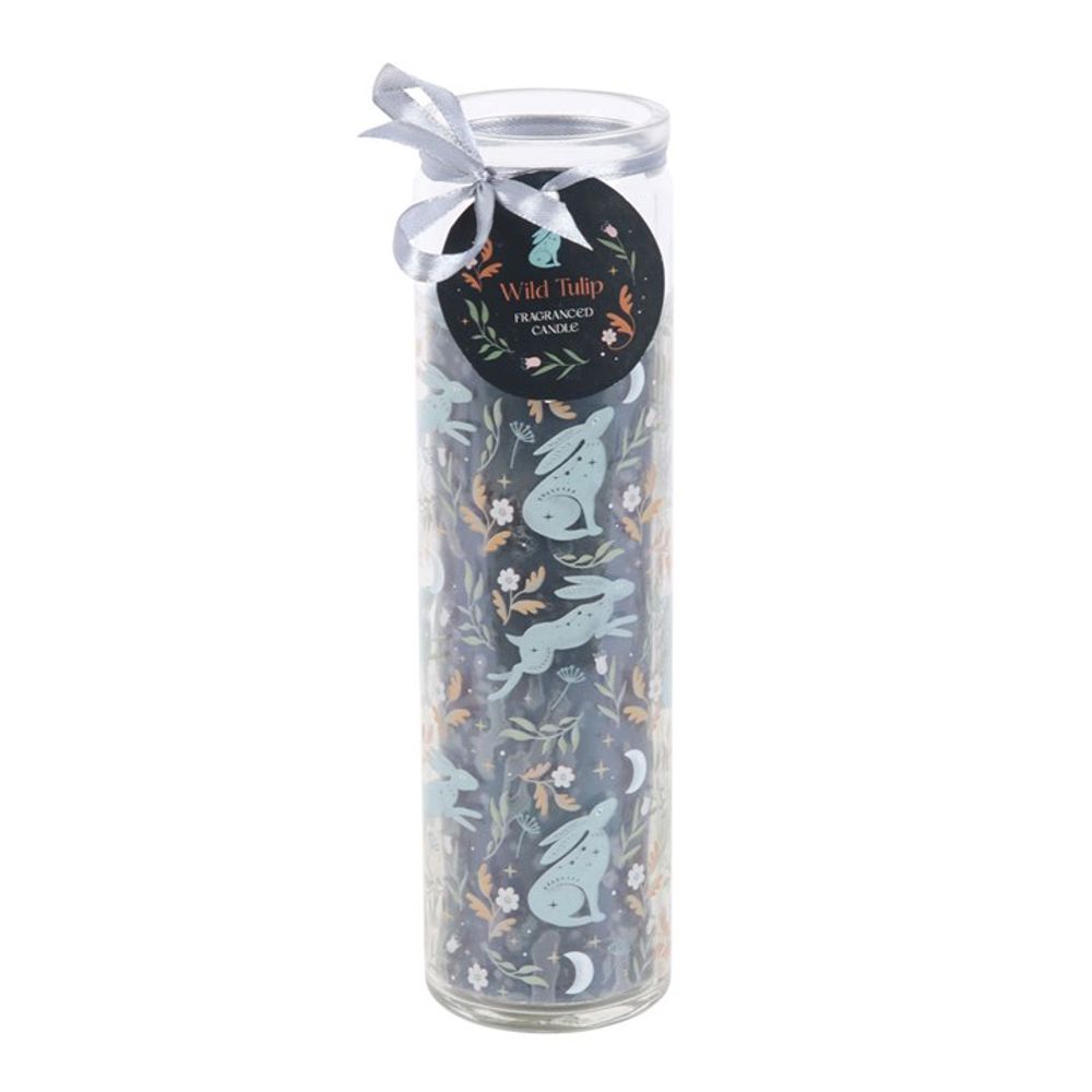 Midnight Hare Wild Tulip Tube Candle From Witch, Please!
