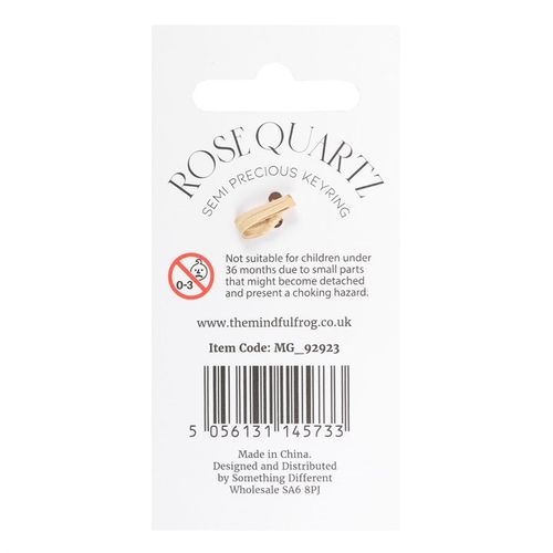 The Magic Is In You Rose Quartz Crystal Keyring From Witch, Please!