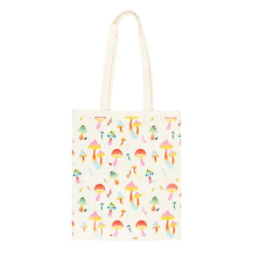 Funky Fungi Mushroom Print Polycotton Tote Bag at Witch, Please!.