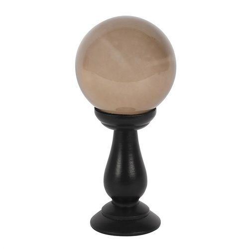 Small Smoke Grey Crystal Ball on Stand From Witch, Please!