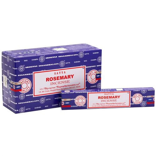 Set of 12 Packets of Rosemary Incense Sticks by Satya From Witch, Please!