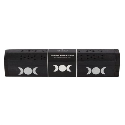 Triple Moon Wooden Sage Incense Box Set From Witch, Please!