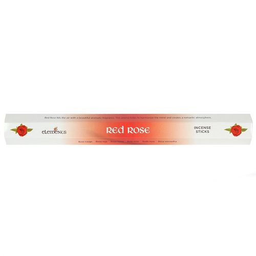Set of 6 Packets of Elements Red Rose Incense Sticks From Witch, Please!