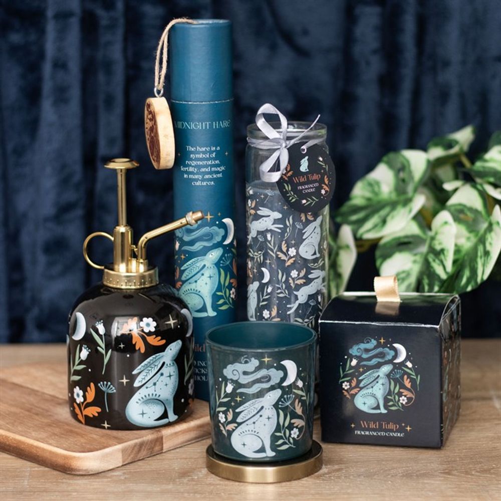 Midnight Hare Wild Tulip Tube Candle From Witch, Please!