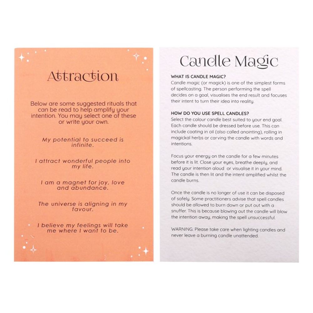 Pack of 12 Attraction Spell Candles From Witch, Please!